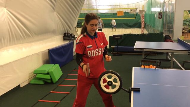 Накат справа в настольном теннисе. Особенность техники