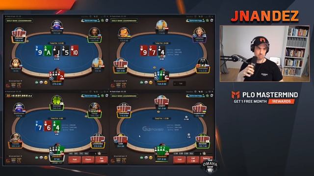 Rush and Cash Friday on GGPoker - PLO Cash Games