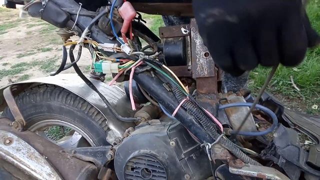 СКУТЕР НЕ ЗАВОДИТСЯ СО СТАРТЕРА, А С ЛАПКИ ЗАВОДИТСЯ!!!РЕШЕНИЕ ЕСТЬ!!!