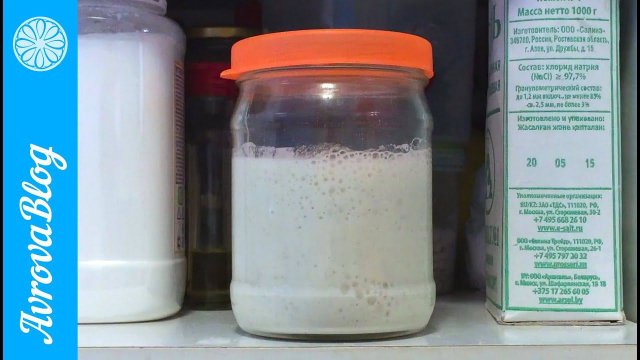 Пшеничная закваска. Выведение закваски на пшеничной муке в/сорта, либо цельнозерновой, либо 1 сорта
