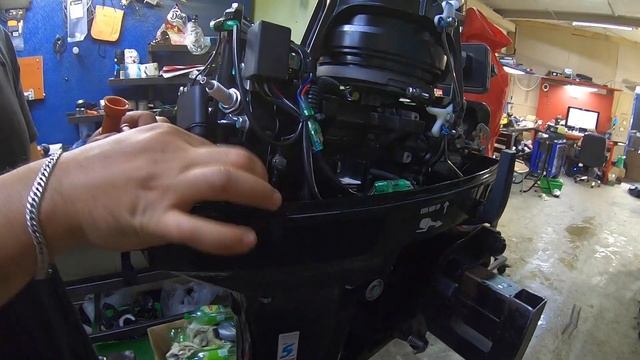 Первое ТО мотора Hidea 9,9 pro в официальном сервисе.