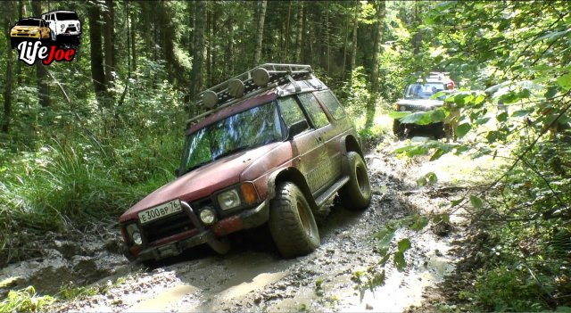Land Rover Discovery на бездорожье 2020.  УАЗы и НИВЫ на разведке Off Road маршрута