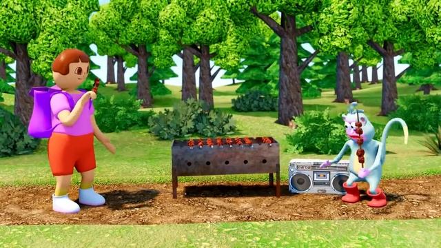 Даша и Животное - Лес (3D-Анимация)