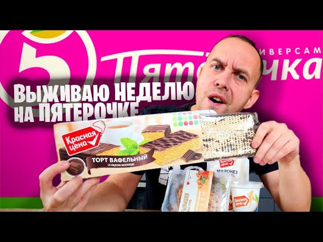 ЧТО ЕДЯТ В РОССИИ 2023 ❓ ДЕШЕВАЯ ЕДА из ПЯТЕРОЧКИ ВЫЖИВАЮ НЕДЕЛЮ