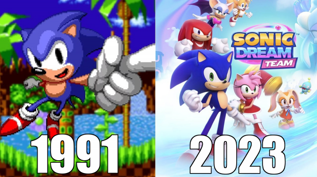 Эволюция серии игр Sonic the Hedgehog [1991-2023]