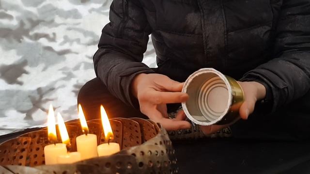 КАК ОБОГРЕТЬ ПАЛАТКУ БЕЗ ПЕЧКИ ЗИМОЙ! ЭКСПЕРИМЕНТ!