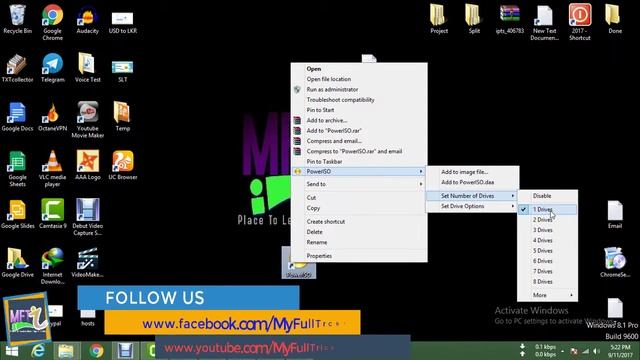 How to run ISO/Nrg file without writing on DVD/VCD by using PowerISO