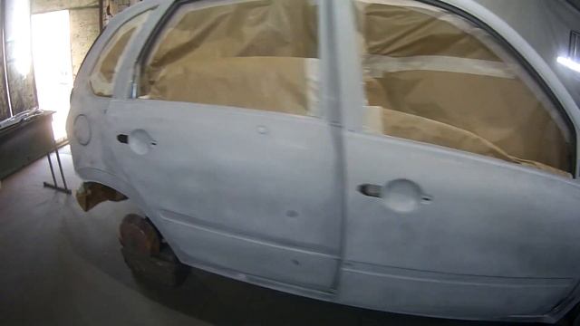 Покраска Калины