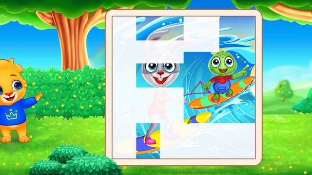 Пазлы для детей. Учим животных и насекомых играя