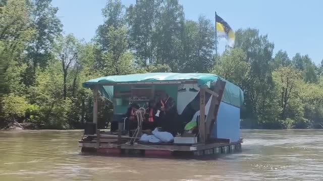 Сплав на плоту по Томи 2024. Часть первая.