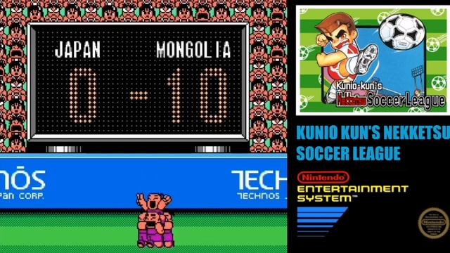 NES Kunio-kun no Nekketsu Soccer League - All Special Moves & Winning Pose