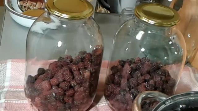Компот из ежевики на зиму. #recipe #blackberry #рецепты #компот #ежевика