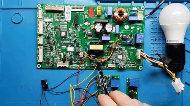 Холодильник LG - переделка линейного , инверторного компрессора  на обычный (адаптер обманка).