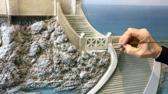 Барельеф на всю стену своими руками(покраска)