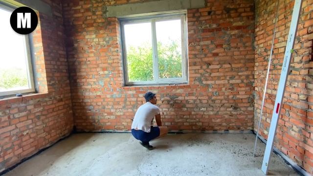 Самая быстрая и простая установка маяков для штукатурки