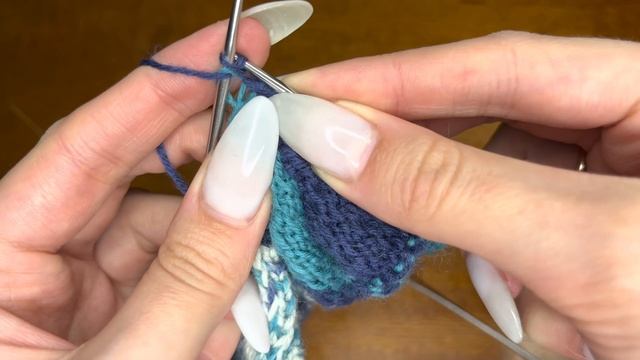 Носки спицами из секционной пряжи. ПОДРОБНЫЙ МАСТЕР-КЛАСС!
