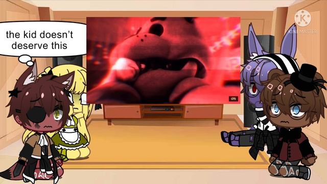 FNAF 1 reacts to afton family the story ||250 special||