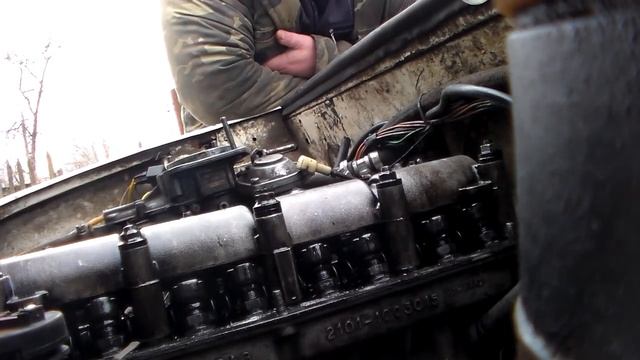 Регулировка клапанов щупом  Ваз 2101- 2107.