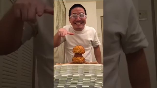 Junya1gou "Coffin dance" song, "rubber band vs food" challenge funny video! ????