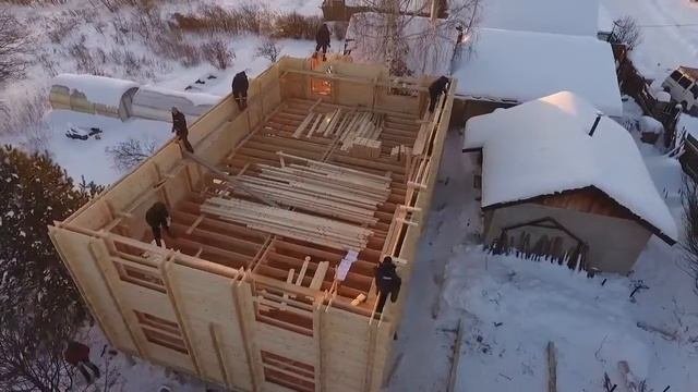 Дом из двойного минибруса