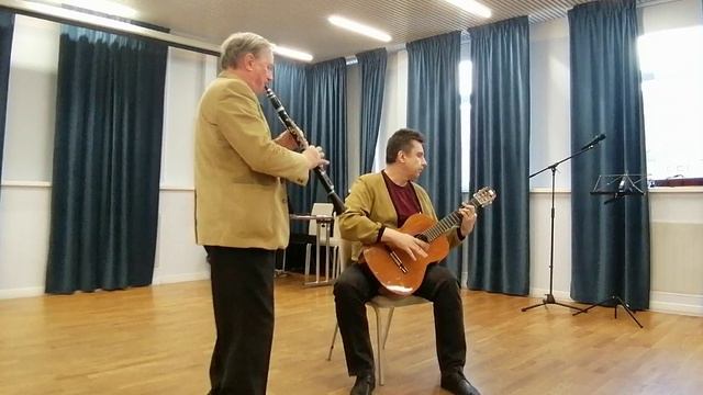 Дуэт Вдохновение (кларнет и гитара) Guarda Che Luna