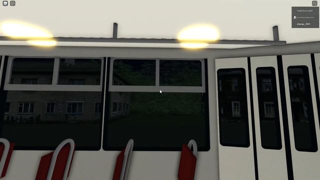 Roblox Трамвай ЛВС 86 поїздка на трамваї