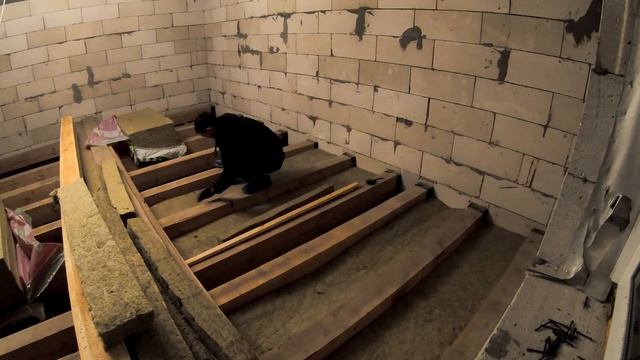 утепление межэтажного перекрытия по деревянным балкам