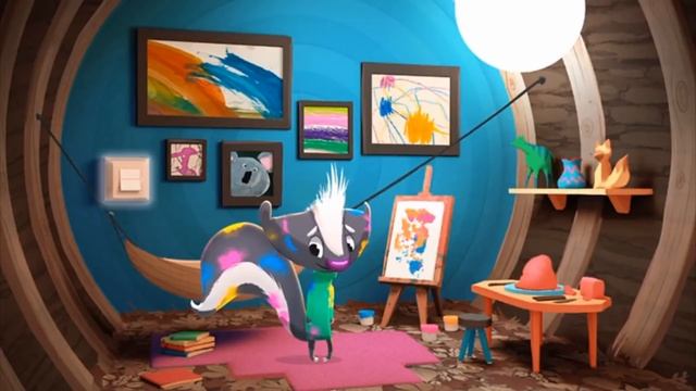 Спокойной ночи  Сказка на ночь для детей  Лесные животные