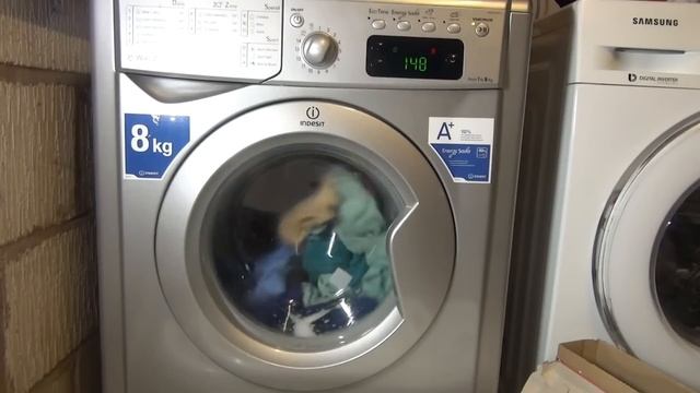 Indesit Advance 8kg IWE81481SECO Washing Machine : Cotton 60'c Standard A+ (Full cycle)