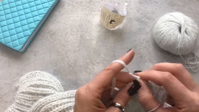 Как сделать ровные кромочные при вязании английской резинкой