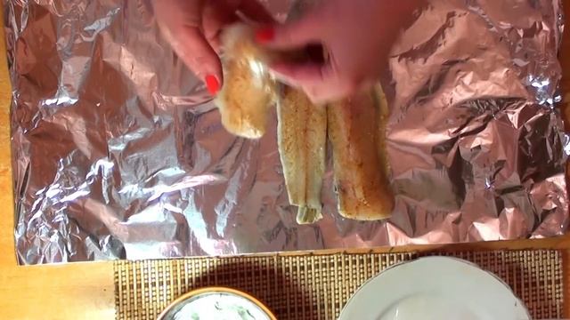 Минтай запеченный в фольге в духовке