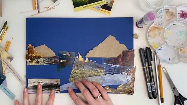 Как делать КОЛЛАЖ, уроки рисования.