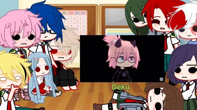 Mha react to deku as random gacha tiktok//gacha club\\BakuDeku/DekuBaku||part4/?