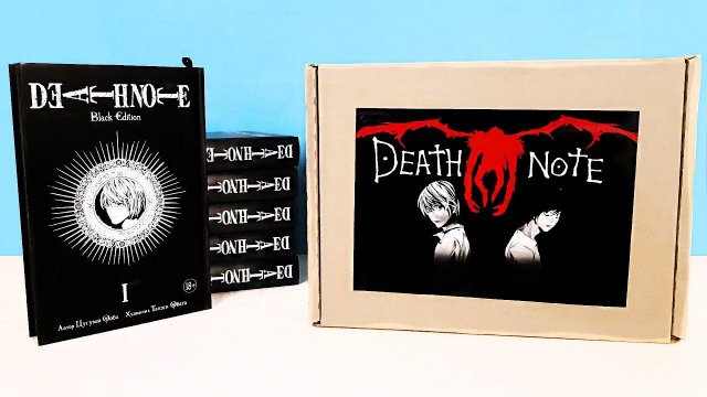 АНИМЕ СЮРПРИЗ БОКС ТЕТРАДЬ СМЕРТИ! Фигурки, наклейки, значки Death Note Surprise Box unboxing