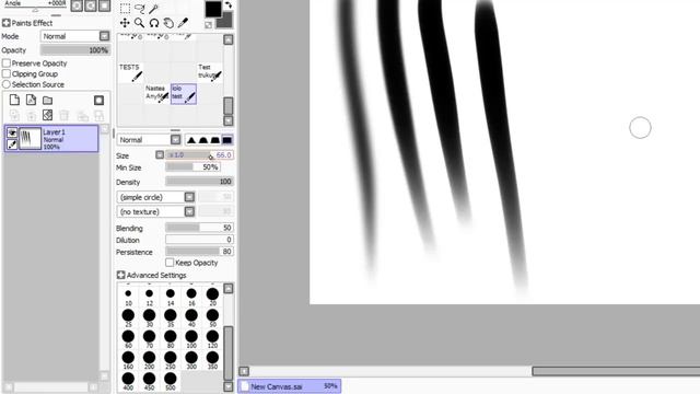 Урок Easy Paint Tool SAI : Как создать и настроить кисть