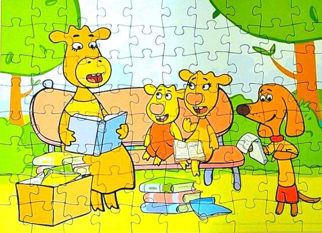 Оранжевая корова - собираем пазлы для малышей Видео для детей Мультики с игрушками