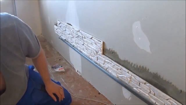 Как класть декоративный камень без швов