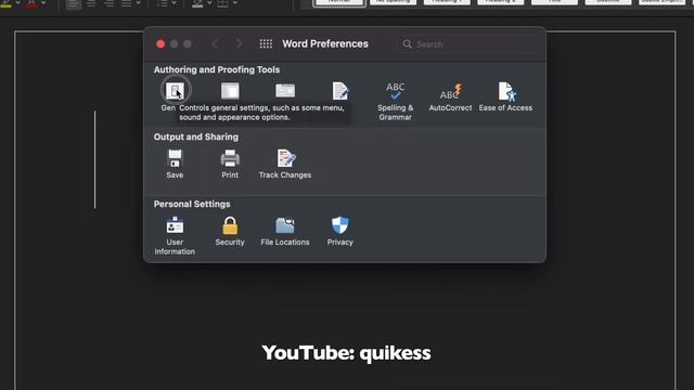 How To Turn On WHITE BACKGROUND for MS Word on Mac Dark Mode