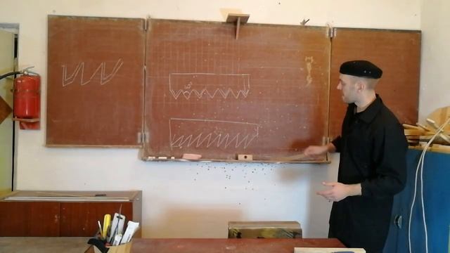 Урок технологии в 5 классе. Пиление заготовок из древесины