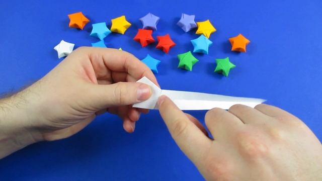 Как сделать звездочку из полоски бумаги