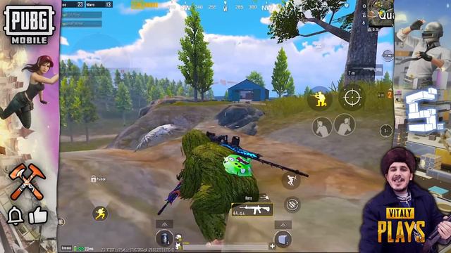 ЛУЧШАЯ ПОЗИЦИЯ В ПУБГ МОБАЙЛ 😎 JASE PINKMAN x VITALY PLAYS
