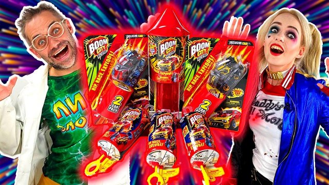 ДОКТОР ЗЛЮ И ХАРЛИ КВИНН ВЗОРВАЛИ БАЗУ СУПЕРГЕРОЕВ: BOOM CITY RACERS - БОЛЬШОЙ БУМ!