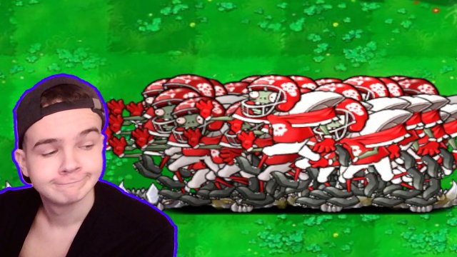 9 Колючих Камней против 250 Зомби-Футболист | Растение против Зомби