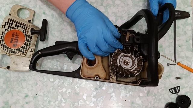 Как выставить на бензопиле stihl зажигане///Лайфхак, сможет каждый #бензопила #stihl