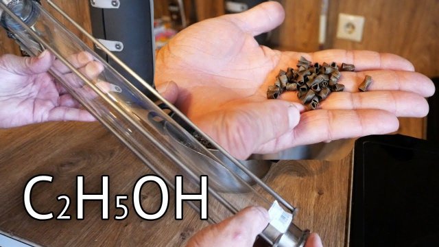 Ректификация на колонне 2 дюйма (отбор по жидкости)