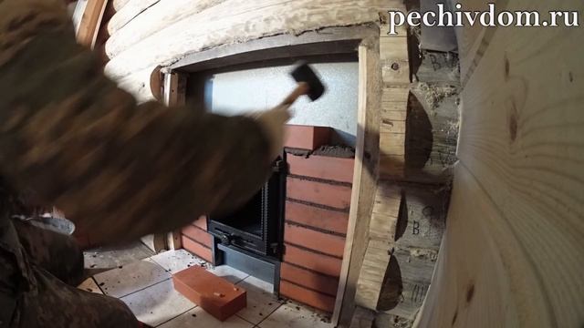 Чугунная Печь, АТБ (Карелия), Установка банной печи