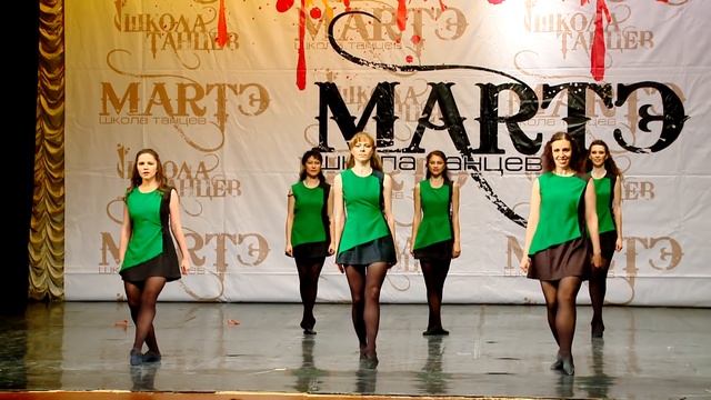Ирландский танец "Reel" школа танцев МАРТЭ - 2013
