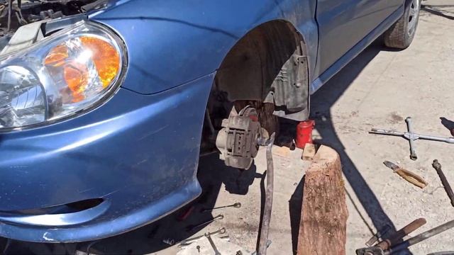 Как открутить ступичную гайку (крайний метод)