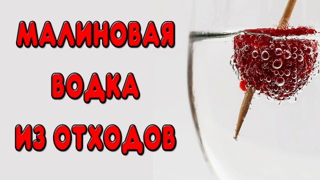 Малиновая водка из отходов после настойки. Рецепт отличной малиновой водки в домашних условиях