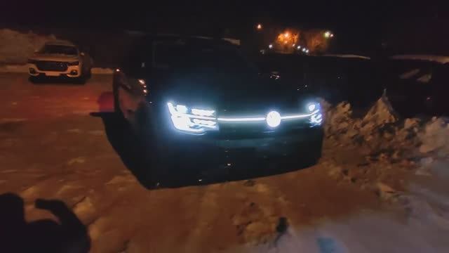Volkswagen Teramont X - подсветки ночью!
